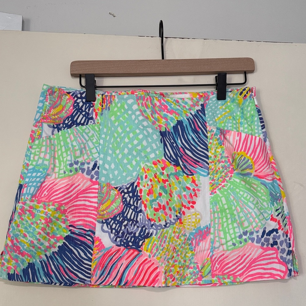 Lilly Pulitzer Vibrant Multicolor Mini Skirt